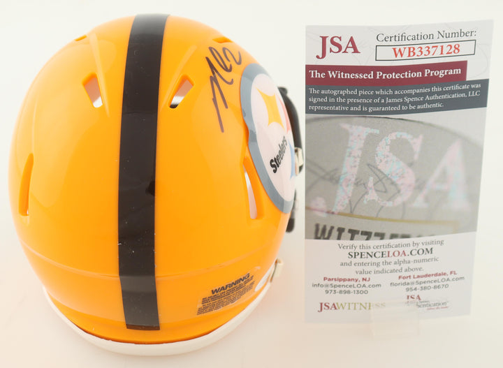 Michael Vick Signed Steelers Speed Mini Helmet (JSA)