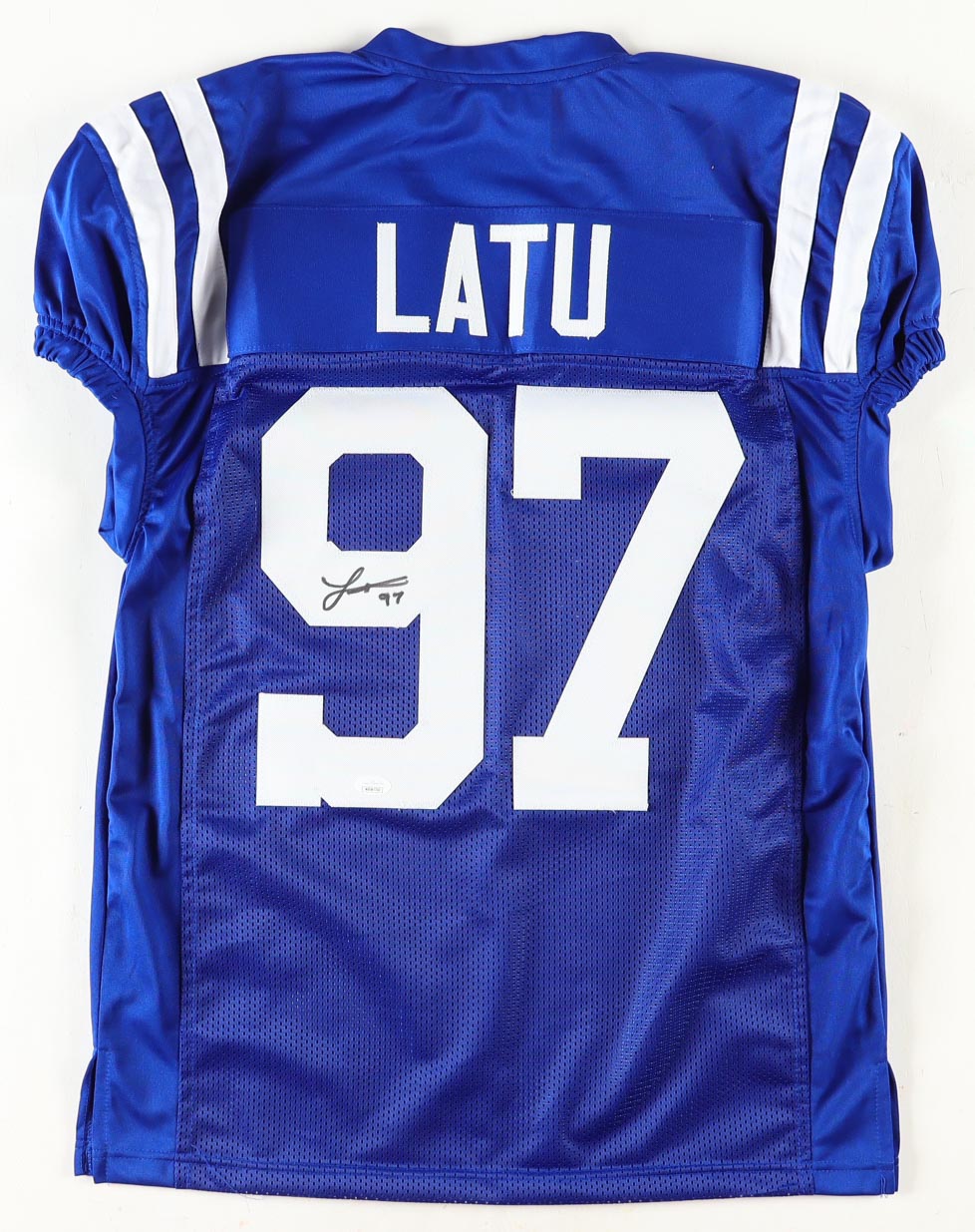 Laiatu Latu Signed Jersey (JSA)