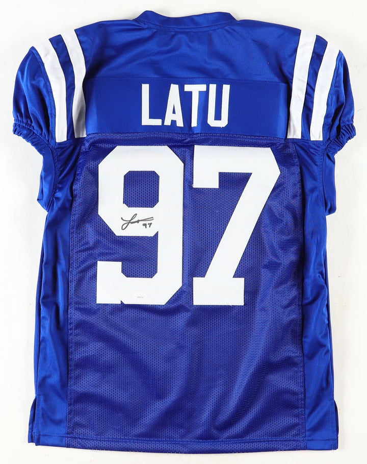Laiatu Latu Signed Jersey (JSA)