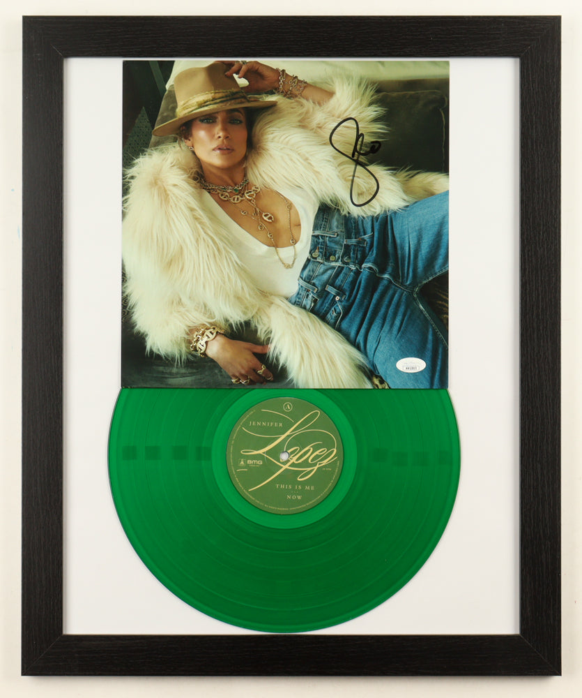 Jennifer Lopez Signed Custom Framed "This Is Me... Now" Vinyl Record Album Insert Display (JSA COA)