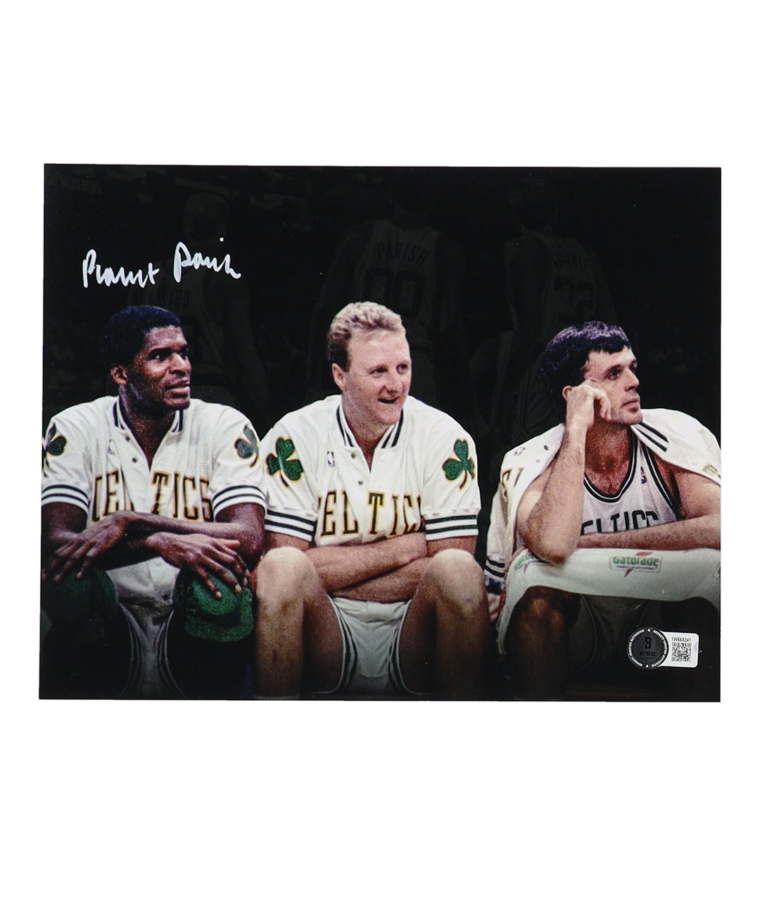 Robert Parish Signed Celtics 8x10 Framed Photo (Beckett COA)