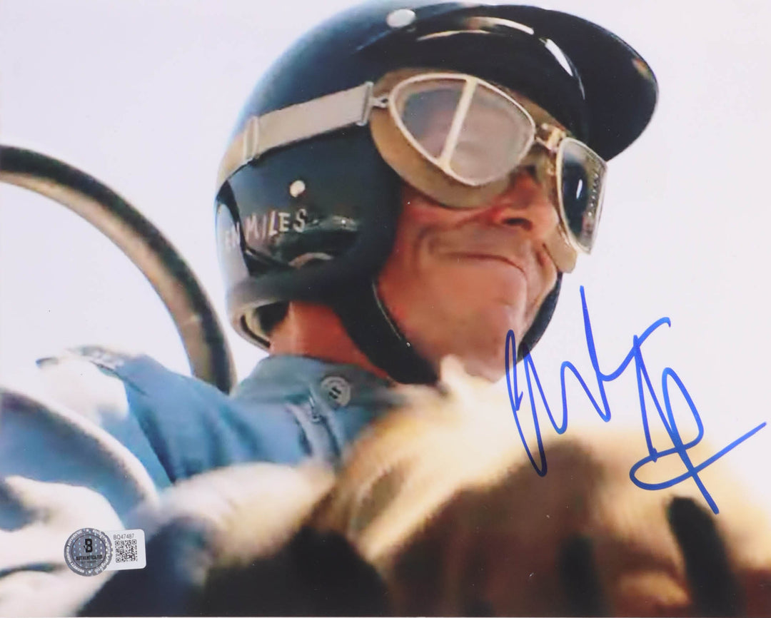 Christian Bale Signed "Ford v Ferrari" 8x10 Photo (Beckett COA)