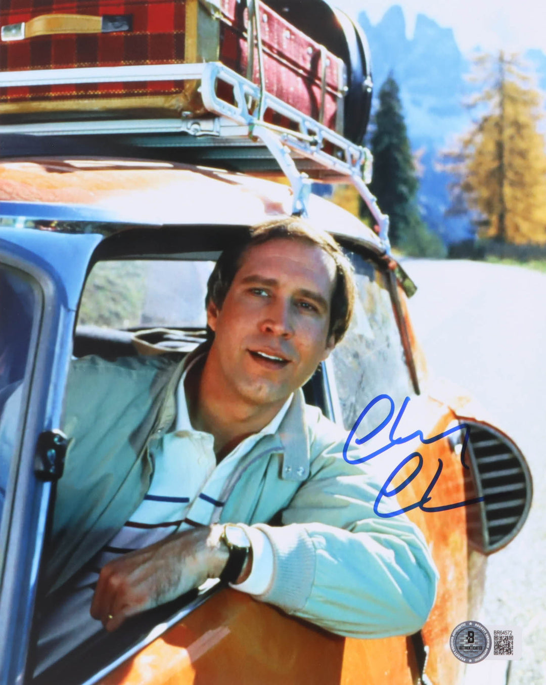 Chevy Chase Signed "National Lampoon's Vacation" 8x10 Framed Photo (Beckett)