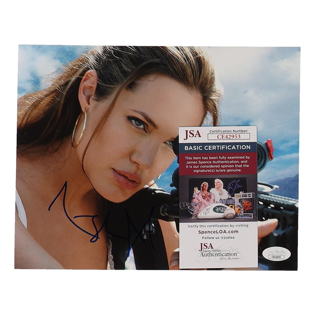 Angelina Jolie Signed "Mr. & Mrs. Smith" 8x10 Framed Photo (JSA)