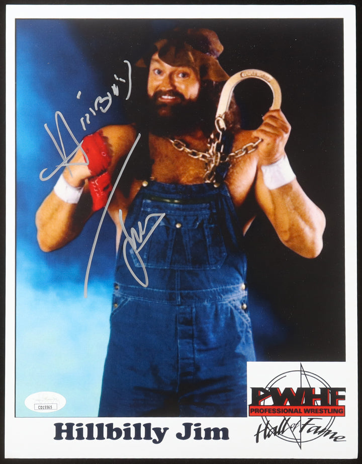 Hillbilly Jim Signed WWE 8x10 Photo (JSA)