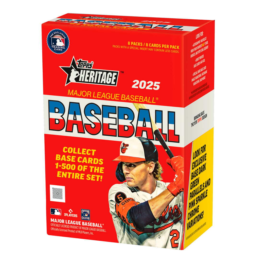 2025 Topps Heritage Baseball 8-Pack Blaster Box