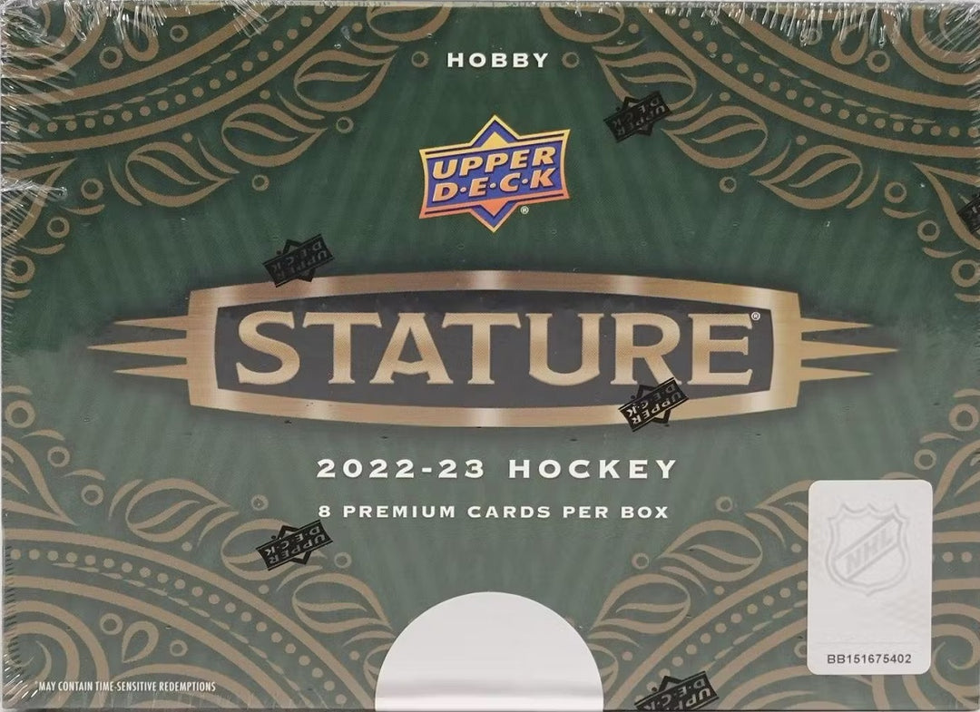 2022/23 Upper Deck Stature Hockey Hobby Box - (8 Cards)