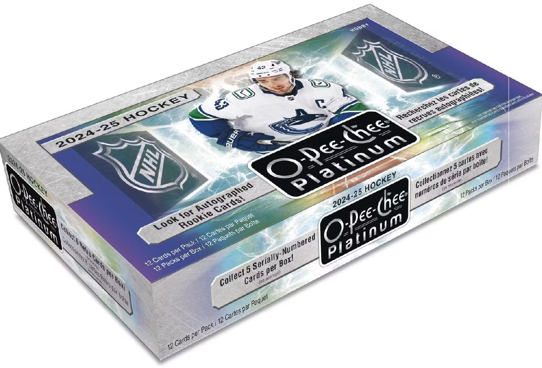 2024/25 Upper Deck O-Pee-Chee Platinum Hockey Hobby Box - (12) Packs
