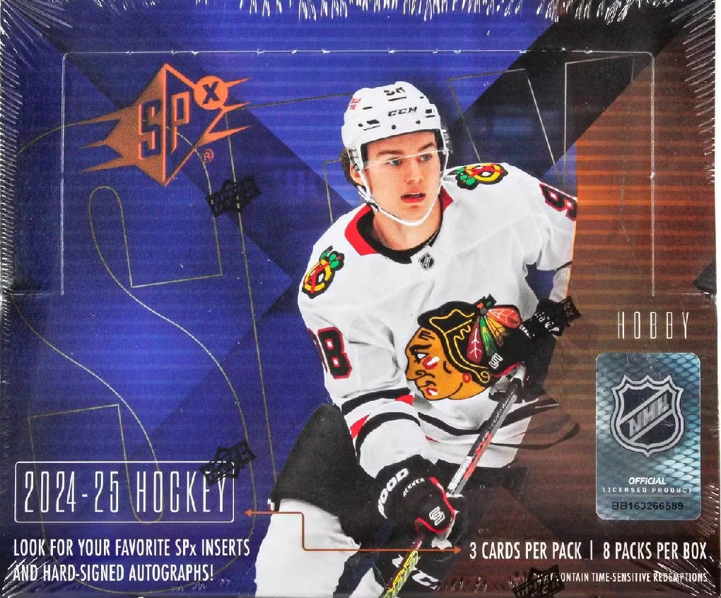 2024/25 Upper Deck SPx Hockey Hobby Box - (8) Packs