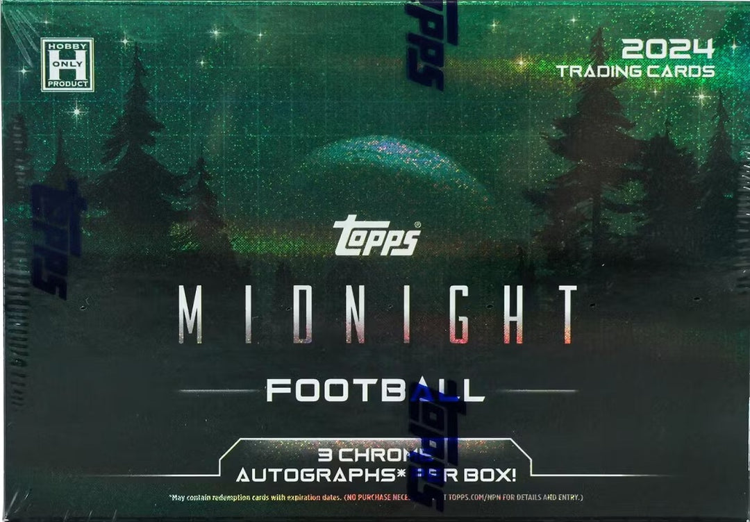 2024 Topps Midnight Football Hobby Box - (7) Cards