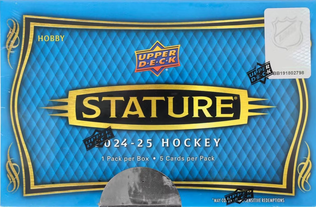 2024/25 Upper Deck Stature Hockey Hobby Box - (5) Cards