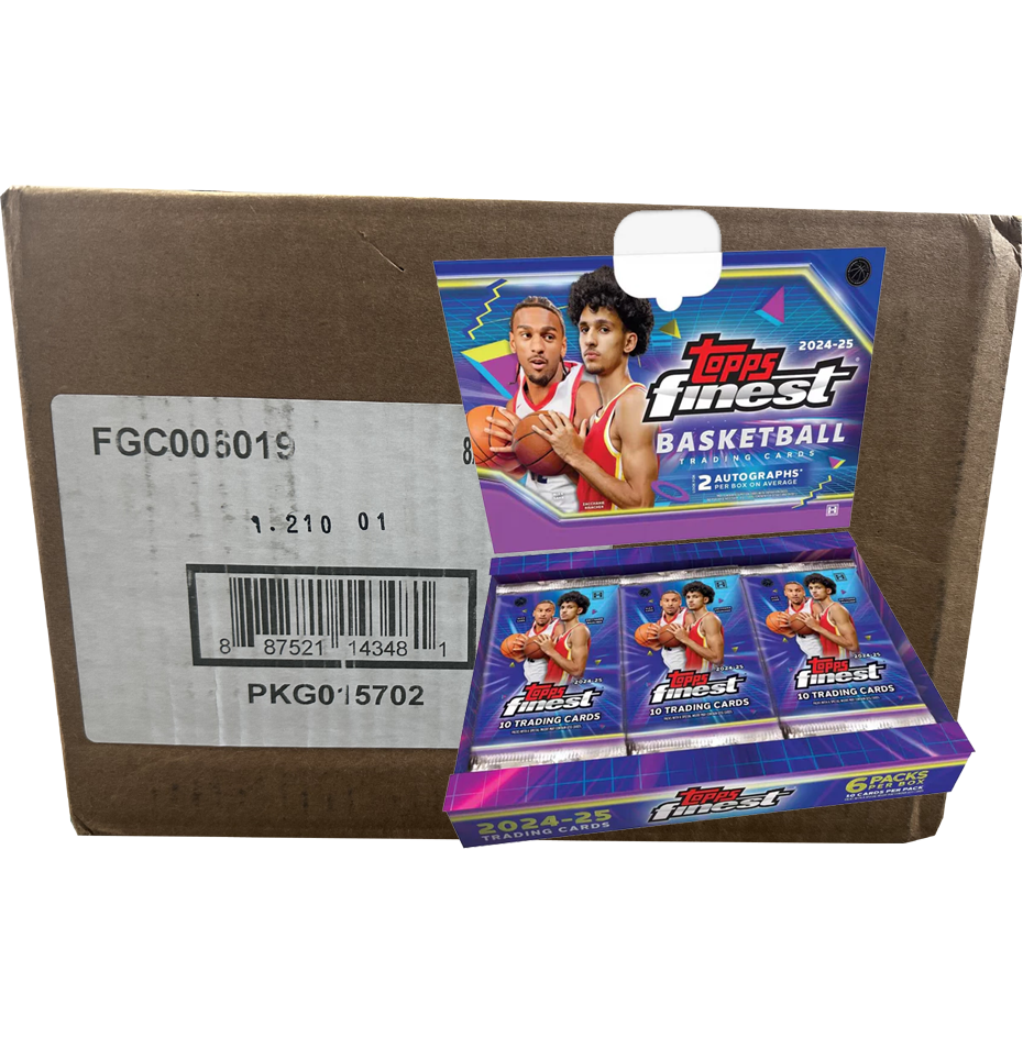 2024/25 Topps Finest Basketball Hobby Case - 8 Boxes Total