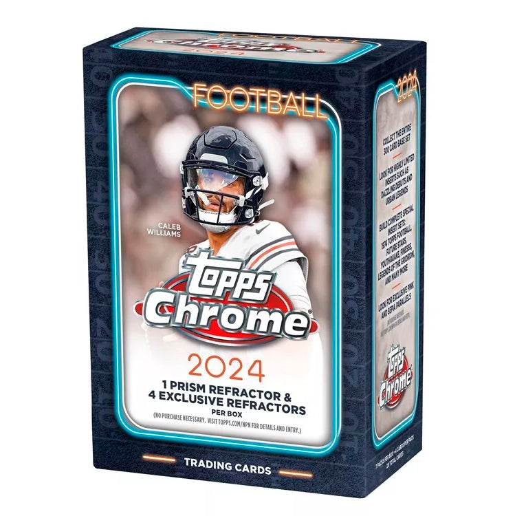 2024 Topps Chrome Football 7-Pack Blaster Box