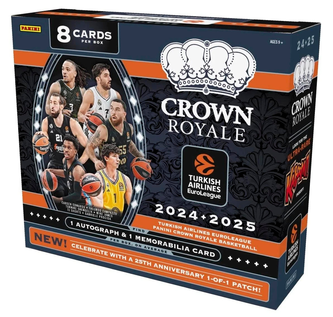 2024/25 Panini Turkish Airlines Euroleague Crown Royale Basketball Hobby Box