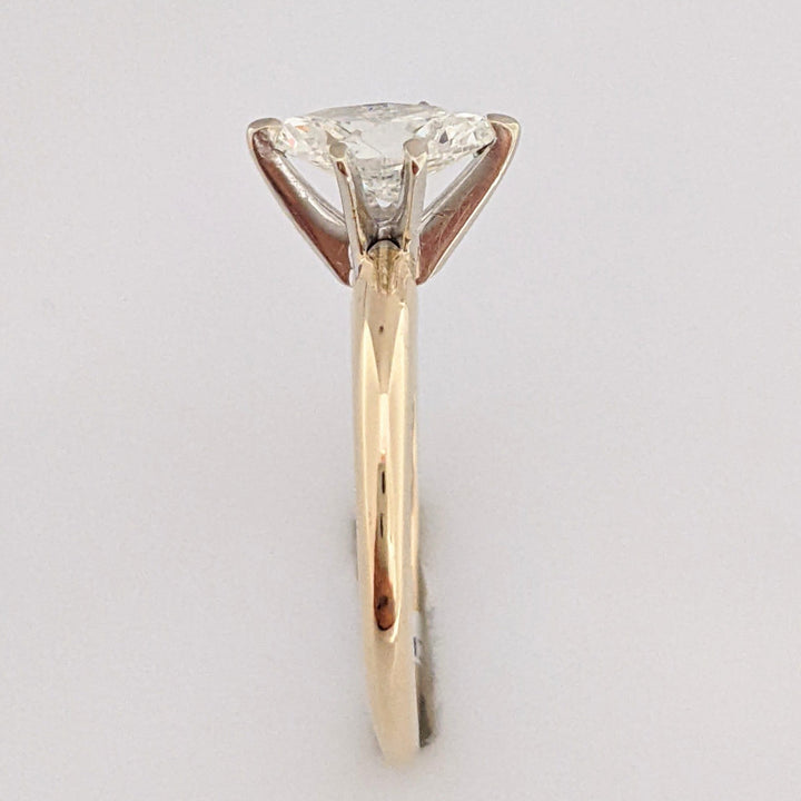 14K .76 CARAT TOTAL I1 G MARQUISE ESTATE RING 2.0 GRAMS