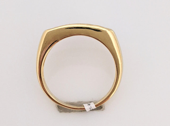 18K .76 CARAT TOTAL WEIGHT SI2 J DIAMOND ROUND (4) CHANNEL SET ESTATE BAND 4.2 GRAMS