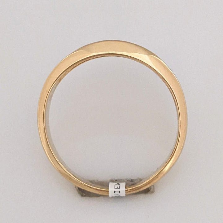 14K .12 CARAT TOTAL WEIGHT SI2 I DIAMOND ROUND (4) ESTATE BAND 4.7 GRAMS