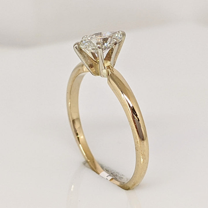 14K .45 CARAT TOTAL SI2 G DIAMOND MARQUISE ESTATE RING 2.0 GRAMS