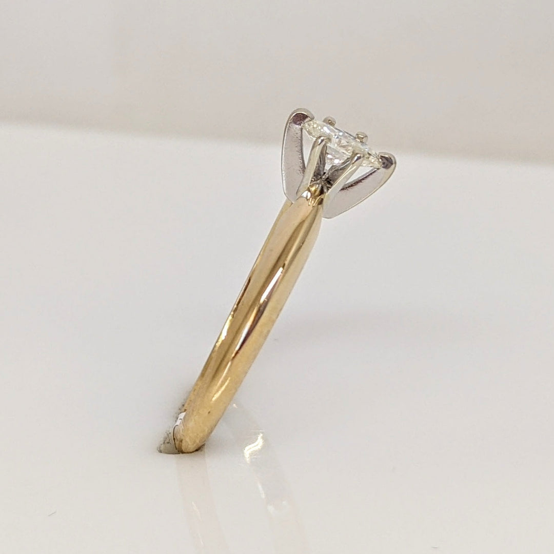 14K .28 CARAT TOTAL I2 J DIAMOND MARQUISE ESTATE RING 2.5 GRAMS