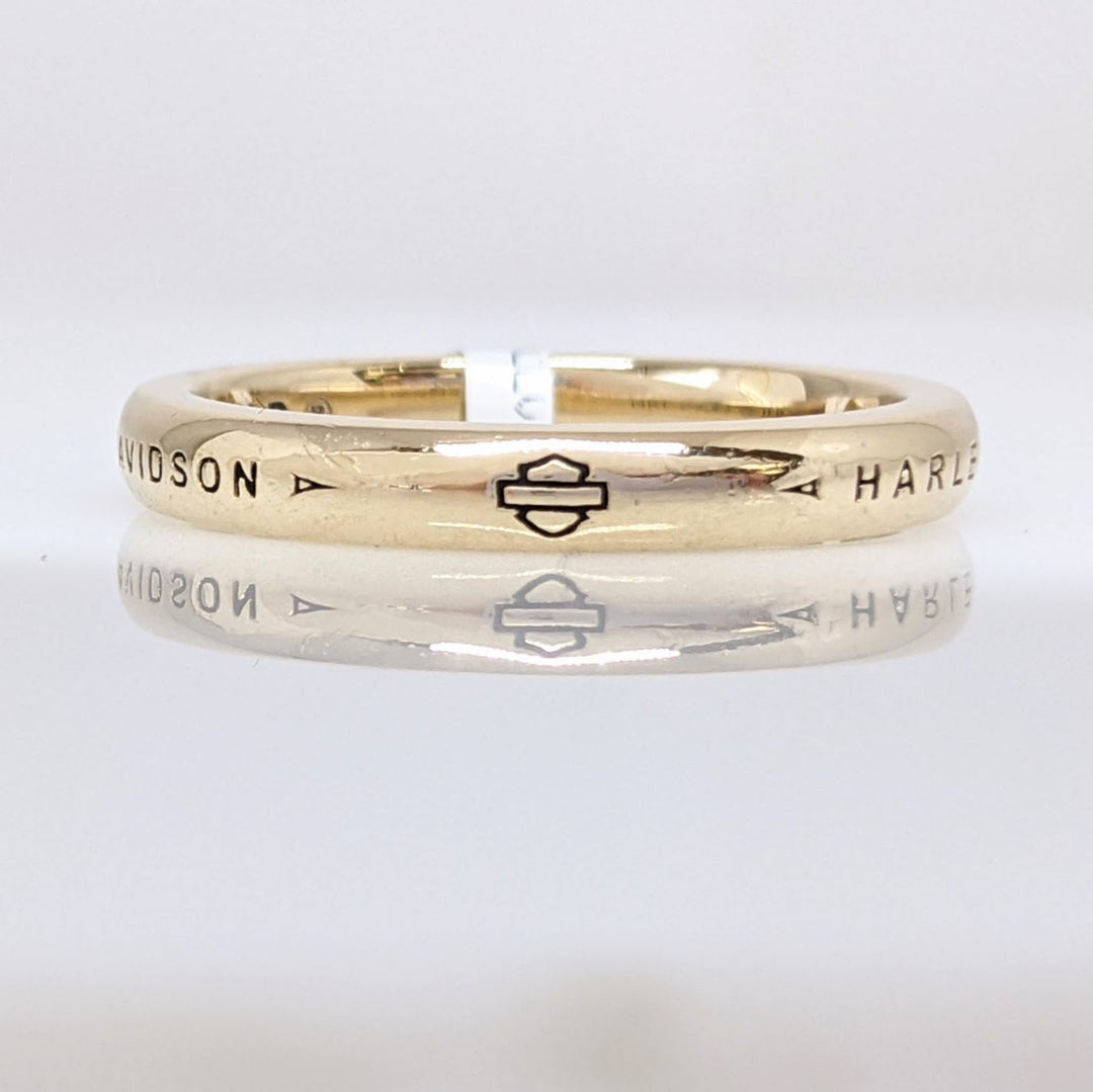 14K HARLEY DAVIDSON 3MM ESTATE BAND 4.3 GRAMS