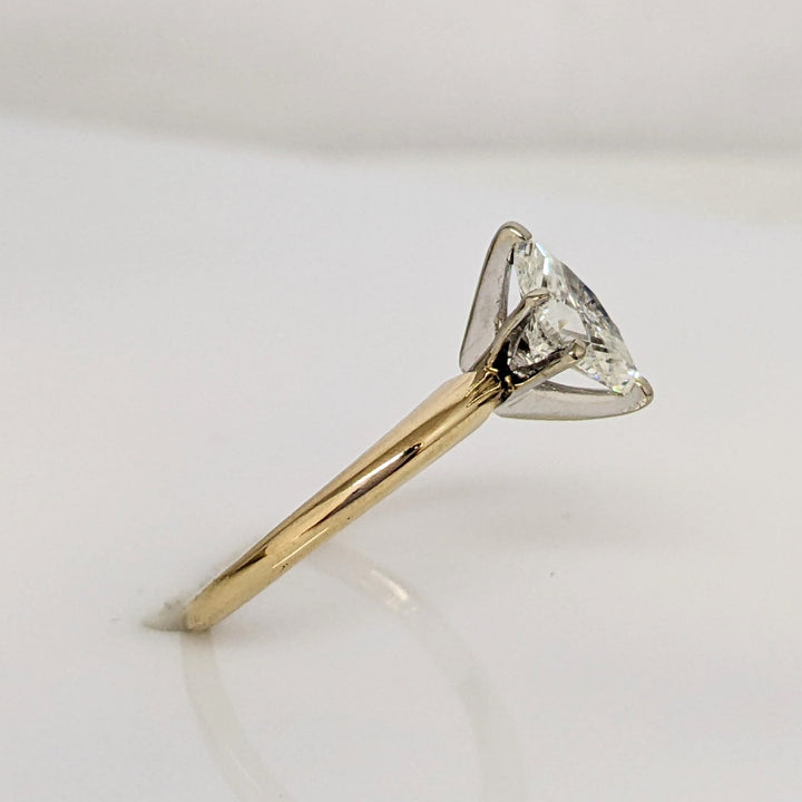14K .76 CARAT TOTAL I1 G MARQUISE ESTATE RING 2.0 GRAMS