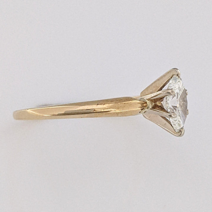 14K .45 CARAT TOTAL SI2 G DIAMOND MARQUISE ESTATE RING 2.0 GRAMS