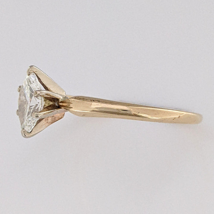 14K .45 CARAT TOTAL SI2 G DIAMOND MARQUISE ESTATE RING 2.0 GRAMS
