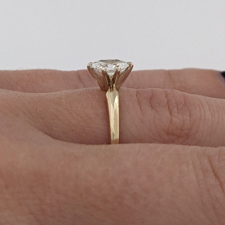 14K .45 CARAT TOTAL SI2 G DIAMOND MARQUISE ESTATE RING 2.0 GRAMS