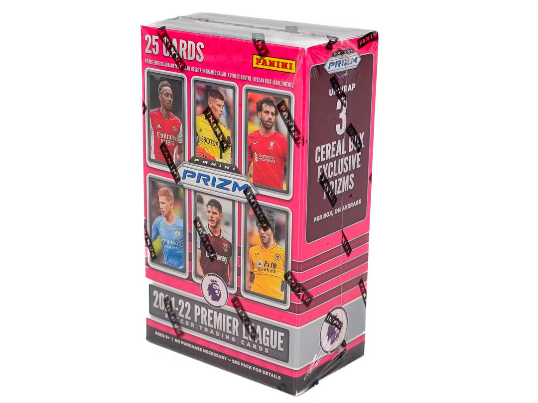 2021/22 Panini Prizm Premier League EPL Soccer Cereal Box