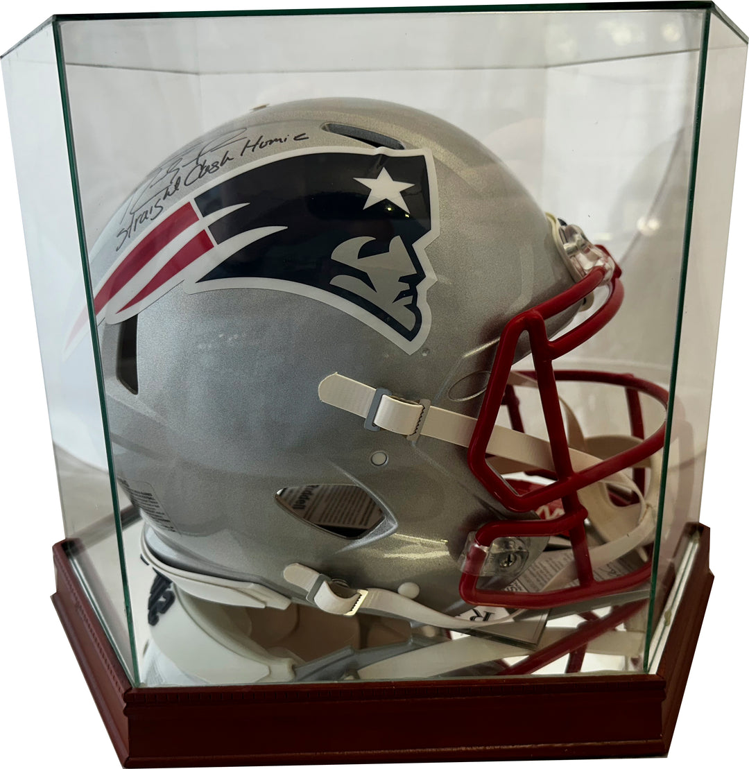 Randy Moss Autographed Replica Helmet - Beckett COA