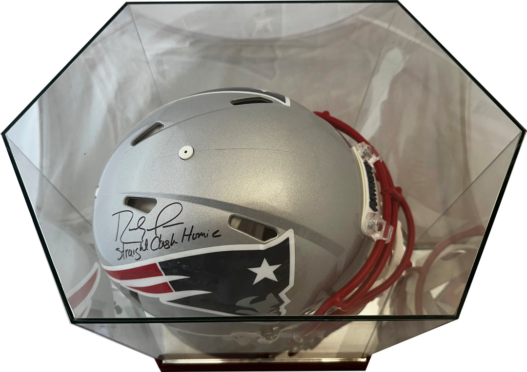 Randy Moss Autographed Replica Helmet - Beckett COA