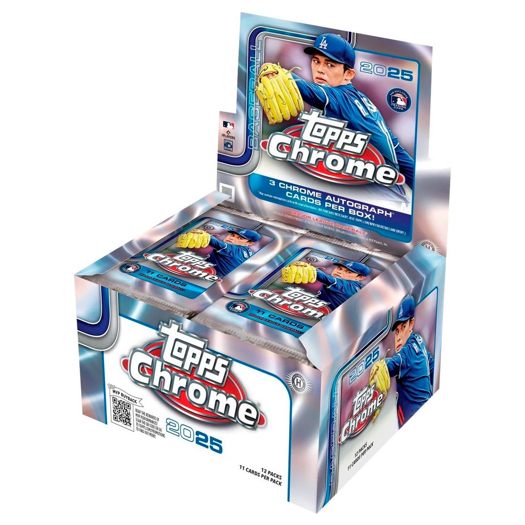 2025 Topps Chrome Baseball Hobby Jumbo Box
