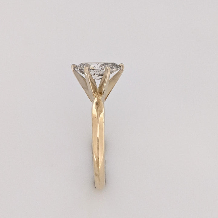 14K 1.30 CARAT TOTAL I3 I DIAMOND OVAL ESTATE RING 2.7 GRAMS