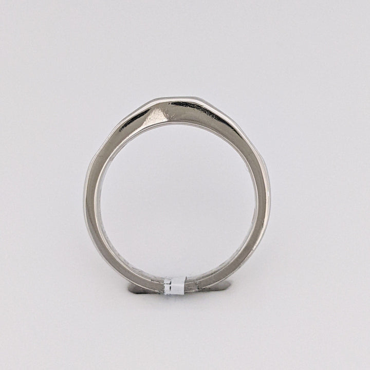 PLATINUM .50 CARAT TOTAL WEIGHT VS1 D DIAMOND BAGUETTE (5) ESTATE CHANNEL SET BAND 6.3 GRAMS