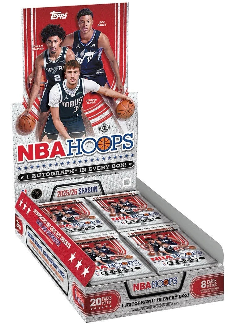 2025-26 Topps Hoops Hobby Box NBAサイン確定 2025-26 Topps NBA Hoops Basketball Hobby Box – Republic Jewelry