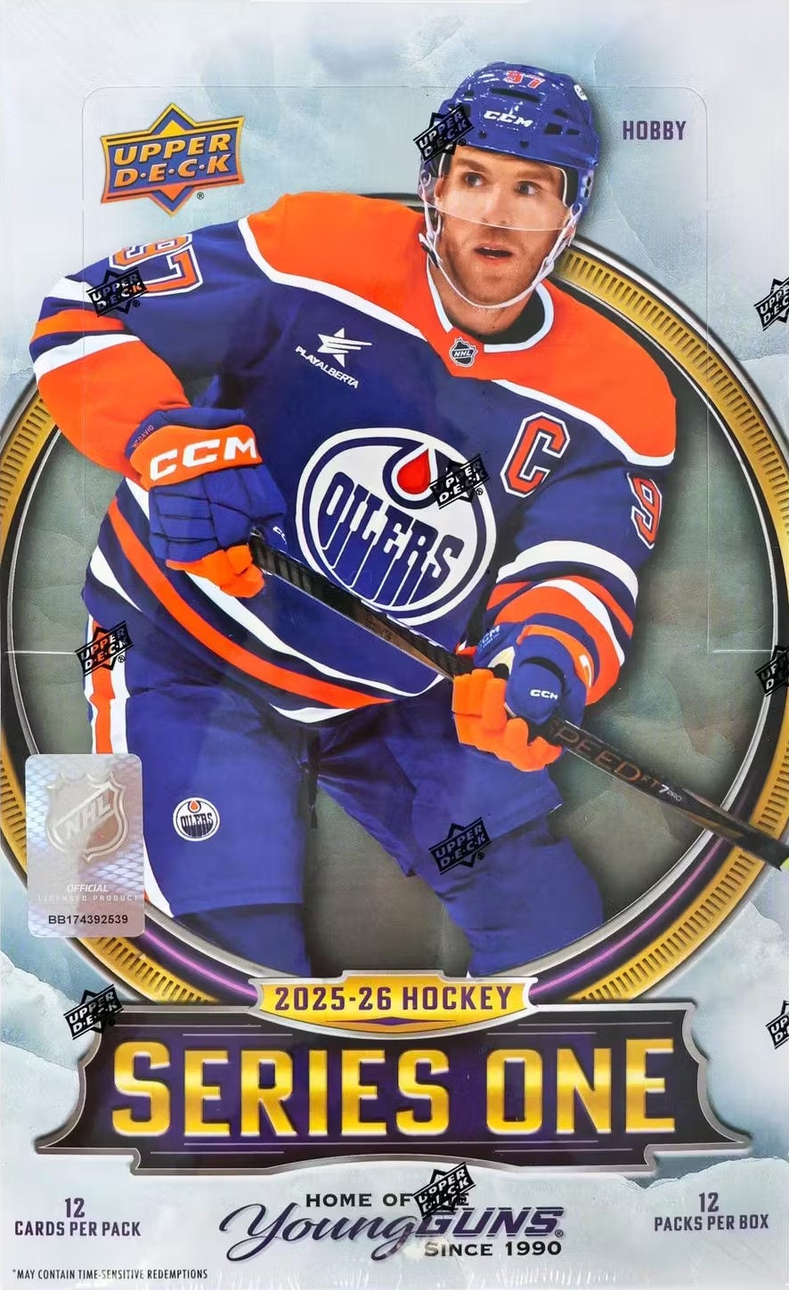 2025/26 Upper Deck Series 1 Hockey Hobby Box - (12) packs