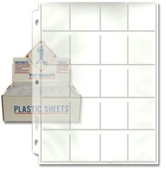 20 pocket thick page coin holder