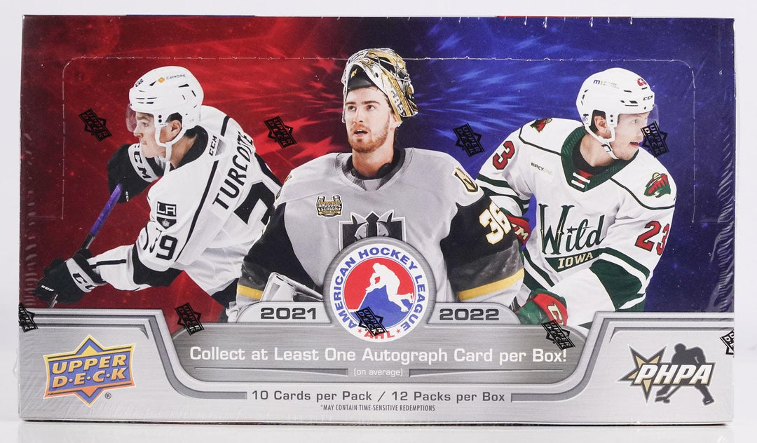 2021/22 Upper Deck AHL Hockey Hobby Box