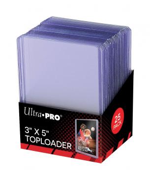 3X5 TOP LOADER 25CT PACK