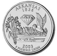 Arkansas State Quarter #25 (2003)- P uncirculated - US mint