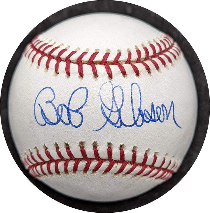 Bob Gibson Autographed Baseball COA- Beckett