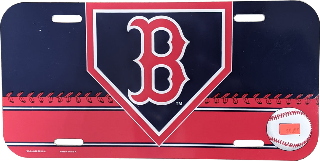 Boston Red Sox License Plate