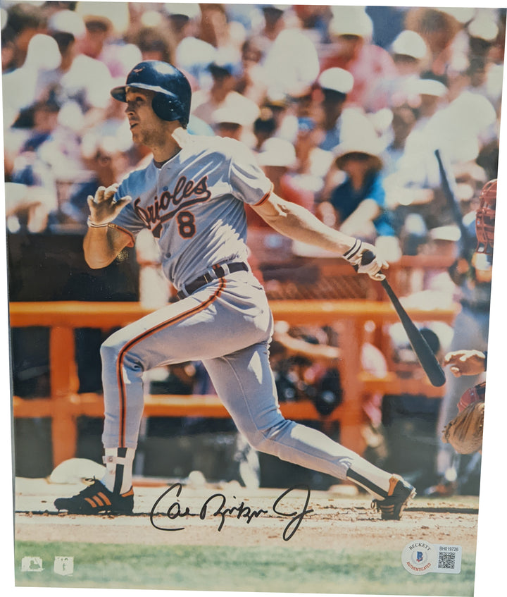 Cal Ripken Jr Autographed 8x10 Photo COA- Beckett