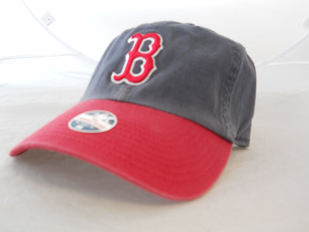 Boston Red Sox Hat Fitted Navy w/ Red B & Red Visor