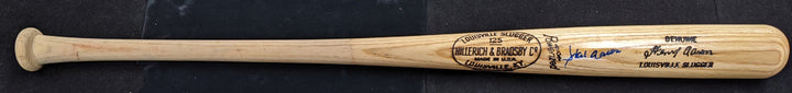 Hank Aaron Autographed Bat COA- Beckett