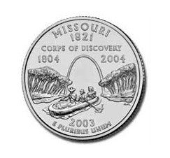 Missouri State Quarter #24 (2003)- P uncirculated - us mint