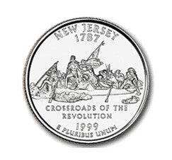 New Jersey State Quarter #3 (1999)- D uncirculated - us mint