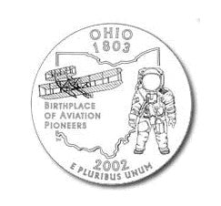 Ohio State Quarter #17 (2002)- P uncirculated - us mint