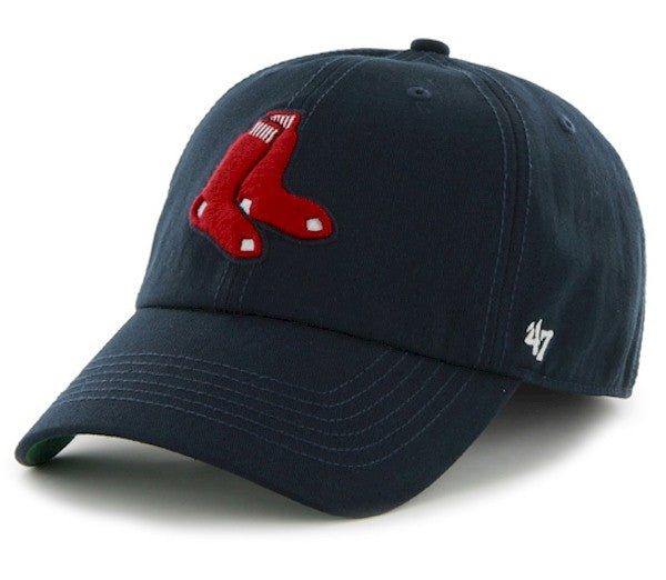 Red Sox Hat Fitted Navy w/ 2 Socks Premium Franchise