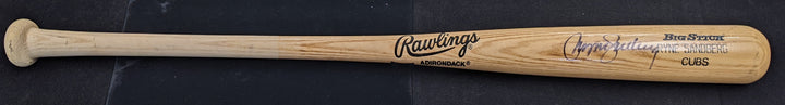 Ryne Sanberg Autographed Bat COA- Beckett